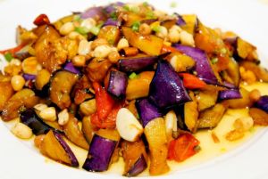 紫衣茄子拌榨菜 紫衣茄子拌榨菜