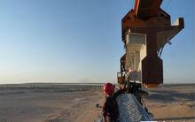 南湖特大橋最後一片橋樑落下