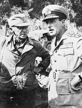 時任盟軍東南亞戰區總司令的蒙巴頓與副司令約瑟夫·史迪威