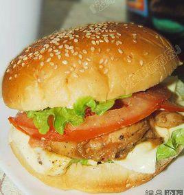 黑胡椒雞腿堡 黑胡椒雞腿堡