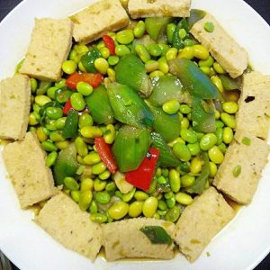 炒豆子蝦糕 炒豆子蝦糕