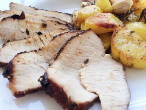 香草黑醋肉眼瘦肉