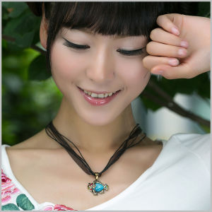 星月神話復古綠松石項鍊