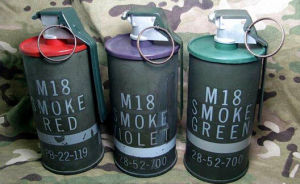 美國M18式彩色發煙手榴彈 美國M18式彩色發煙手榴彈
