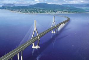 翁垟街道大門跨海大橋