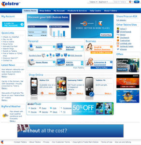 澳大利亞電信公司網站