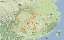 大金剛藤分布圖