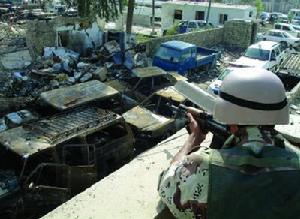 （圖）伊拉克士兵執行任務