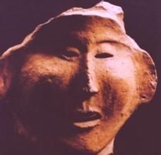 諾克文化陶塑頭像 諾克文化陶塑頭像