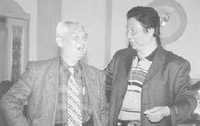 原全國僑聯主席莊炎林與蔡宏義