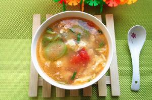 西紅柿絲瓜雞蛋湯 西紅柿絲瓜雞蛋湯