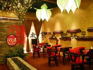 美容院裝修效果圖欣賞-中式風格