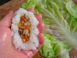 包菜糯米卷 包菜糯米卷