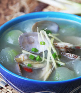 冬瓜花蛤湯 冬瓜花蛤湯