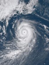 超強颱風獅子山 衛星雲圖