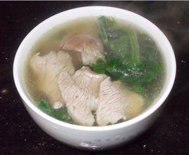 豬肉菠菜湯 豬肉菠菜湯