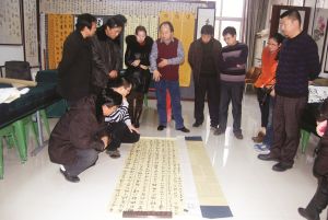 林濤點評李淑燕書法