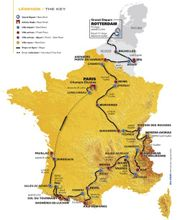 歷年環法路線圖