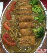 鐵板金針菇肥牛