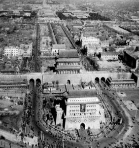 民國時期的正陽門箭樓、城門和中華門