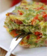 微波腊味雜蔬蛋餅 微波腊味雜蔬蛋餅