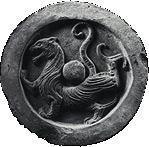 四神瓦當中的白虎瓦當