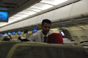 海灣航空機上服務