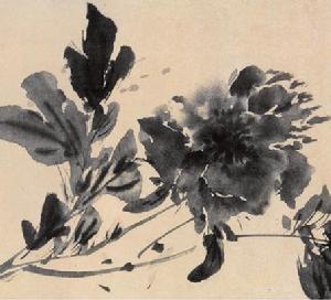 明 徐渭《墨花圖》冊