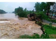 出事地點--濂水河付家河石梯堰垮塌方位