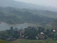 羊壩底村村莊全貌