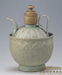 景德鎮窯青白釉注子溫碗 景德鎮窯青白釉注子溫碗