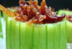 XO醬蒸絲瓜 XO醬蒸絲瓜