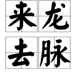 來龍去脈[漢語詞組]