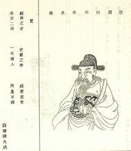 《潘氏宗譜》中的潘安畫像