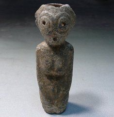 齊家文化圓雕玉人 齊家文化圓雕玉人