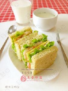 蝦排三明治 蝦排三明治