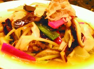 金瓜肥牛炒雜菜 金瓜肥牛炒雜菜