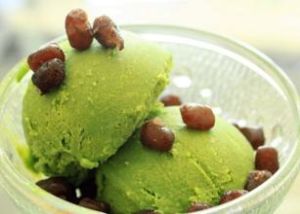 抹茶蜜豆冰淇淋 抹茶蜜豆冰淇淋