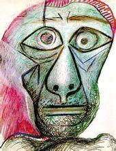 畢卡索最後自畫像