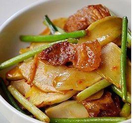 兒菜蒜苔回鍋肉 兒菜蒜苔回鍋肉