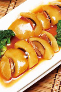 麒麟鮑汁鮃魚卷 麒麟鮑汁鮃魚卷