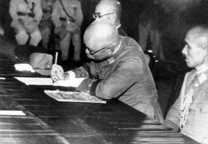 安藤利吉簽署投降書