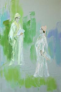 梁祝情深90x60cm2008年作  劉文進作品