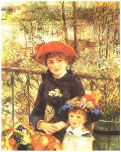 《兩姐妹（陽台上）》