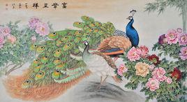 孔雀牡丹圖 孔雀牡丹圖