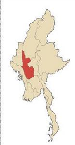 馬圭省位於緬甸中部