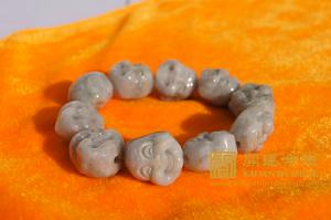 祛病康壽吉祥物之佛頭手串