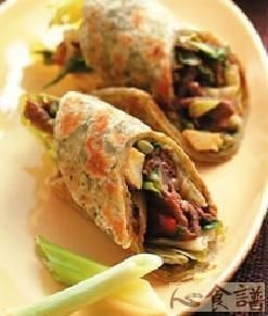 蔥爆牛肉卷餅 蔥爆牛肉卷餅