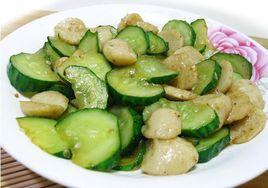 黃瓜炒魚丸 黃瓜炒魚丸