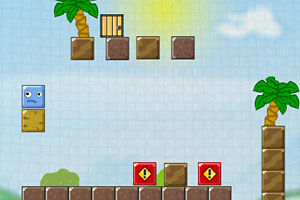 小遊戲《幫助小方塊回家》